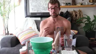 Indian Guy Explores Pleasure With a Homemade Dildo