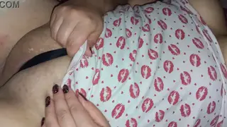 Blonde BBW Cheats With Her Stepbrother While Alone