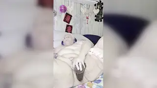 Mature BBW Grinds Her Pussy to a Holiday Climax