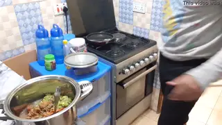 Solo Guy Strips Naked and Strokes in Empty House