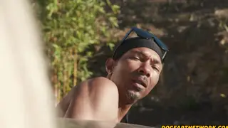 Blonde Bombshell Devours Massive Black Cock in Deep Throat