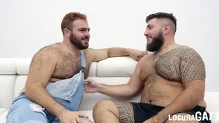 Inked Bears Spit-Roast Hairy Cub for Messy Facial