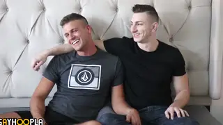 Muscular Hairy Jock Takes a Smooth Teen