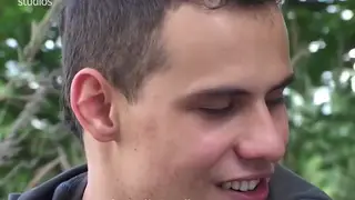Teen Twinks Hook Up Outdoors for Blowjobs and Cumshot