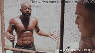 Mature Latino Stud Services a BBC on the Job Site