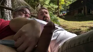 Muscular Jocks Trade Deep Blowjobs and Foot Play in Group