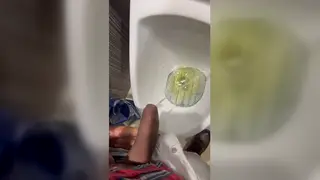 Latino Bear Takes a Rough Ride in a Public Bathroom