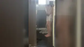 Muscular Jock Loses Control and Pisses in Bathroom Stall