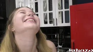 Busty Stepdaughter Handles Anal and Titjob for Neighbor
