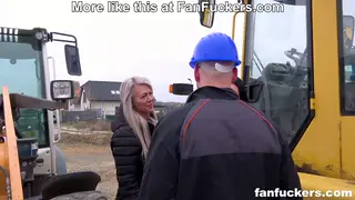 European MILF Casts a Tattooed Fan for His First Hard Fuck