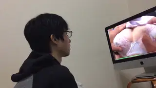 Japanese Tourist Pleasures Himself in a Private Room