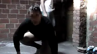 Karateka Gets His Feet Trampled in Fetish Clip