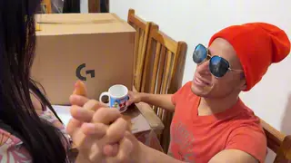 Curvy Latina Takes Delivery Guy Deep in Anal Encounter