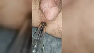 Mature European Wife Pegs Husband with Toys