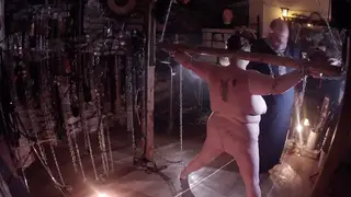 European BBW Dominates Sub with Wax and Toys