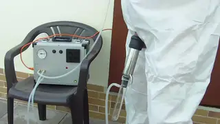 Milking Machine Drains a Hard Cock Hands-Free