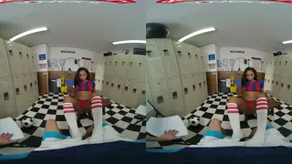 Petite Ebony MILF Grinds a Thick Shaft in VR POV