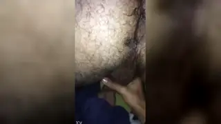 Hairy Partner Enjoys Oral Play in Costume