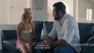 Petite Blonde Gets Revenge on Cheating Boyfriend With Older Man