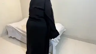Arab Stepmom Caught Bent Over by Stepson Ends in a Handjob POV