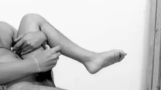 Latino Hunk Shows Off Big Cock and Feet