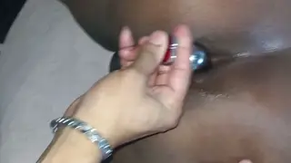 Ebony MILF Takes Anal and Titjob in POV