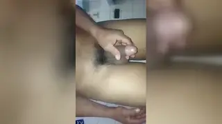 Teen Guy Pisses and Pleasures Himself Solo