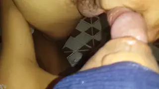 Asian Guy Gives a Quick Blowjob in a Restroom