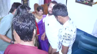 Indian Wives Share Multiple Men in Outdoor Gangbang Orgy