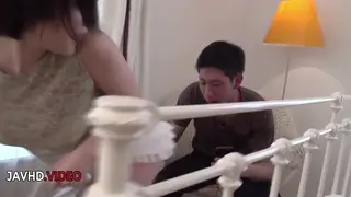 Japanese Wife Explores Toy Play in Cuckold Threesome