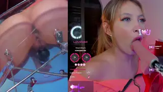 Blonde Latina Teen Enjoys Lesbian Toy Play in Missionary