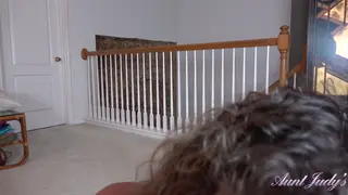 Petite Mature Stepmom Gives POV Blowjob in Taboo Roleplay