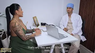Busty Latina Nurse Takes Doctor Deep in Hospital Office