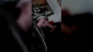 Guy Deepthroats Friend's Big Cock Until Explosive Finish