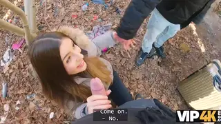 European Babe Teases Boyfriend With Stranger on Holiday