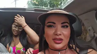 Curvy Latina Milf Gets Anal in a Car