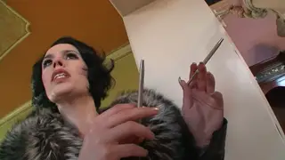 Bound Submissive Endures a Femdom's Cruel Torment