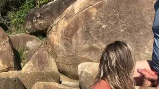 Busty Exhibitionist Takes Public Anal Creampie in POV