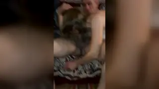 Russian Wife Shared by Husband and Friends in Homemade Threesome