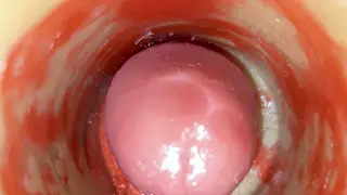 POV Creampie Finish After Intense Internal Camera Session