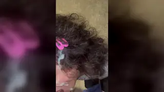 Teen Femboy Takes Massive Facial from Older Straight Man