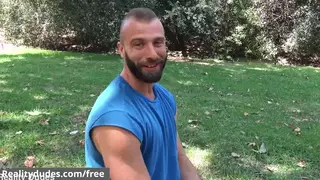 Hairy Bear Takes POV Blowjob Before Doggystyle Fuck