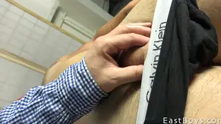 European Teen Gets First Casting Handjob During Massage POV