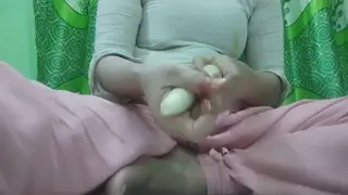 Busty Indian Woman Masturbates Under Open Sky