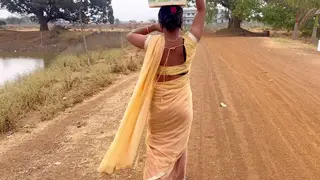Indian MILF Enjoys Doggystyle Sex on Beach at Sunset