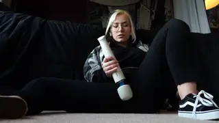 Busty Teen Reaches Climax With Vibrator While Clothed