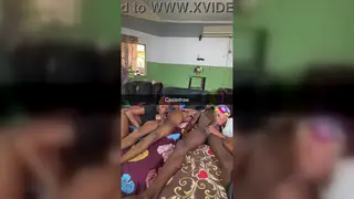 Two Big Cocks Share One Mouth in Interracial Threesome