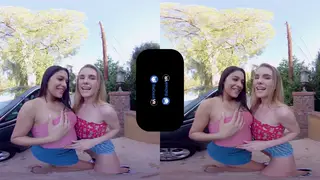 Latina Teens Share POV Threesome in VR Lesbian Encounter
