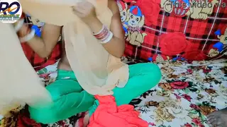 Petite Indian Teen Explores First Time Standing