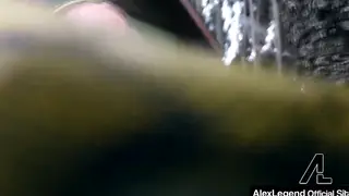 Brunette Cosplayer Delivers a Deep Throat Show